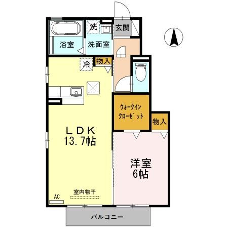 【間取り】 | パティオ飯村