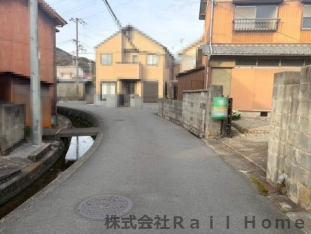 姫路市保城　売土地の前面道路含む現地写真