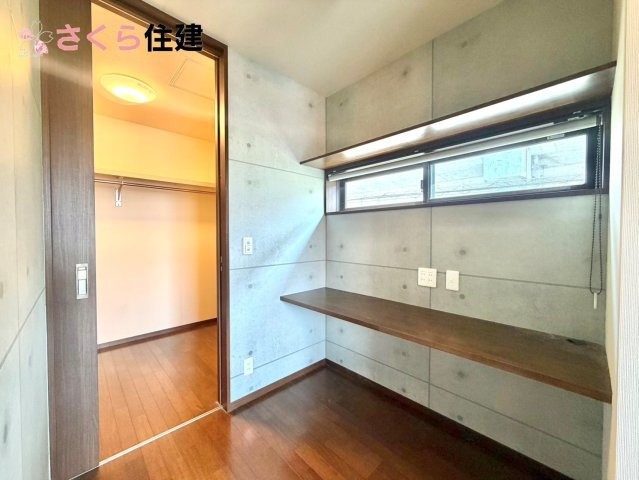 杜の里ニュータウン小山羽川　中古戸建てのその他共用部分|主寝室に書斎スペース完備！！