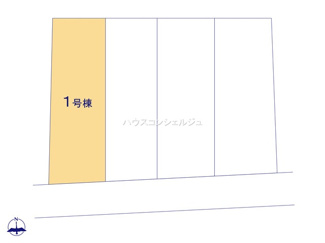 【区画図】 | 名古屋市南区南野２丁目71【仲介手数料無料】新築一戸建て　1号棟