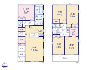【間取り】 | 名古屋市南区南野２丁目71【仲介手数料無料】新築一戸建て　2号棟