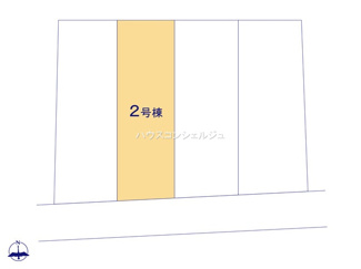 【区画図】 | 名古屋市南区南野２丁目71【仲介手数料無料】新築一戸建て　2号棟