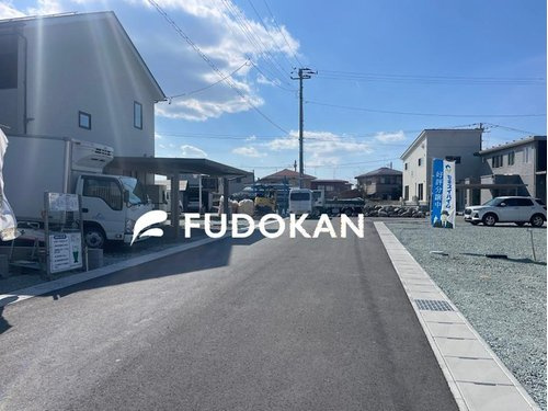 山形市南栄町第4【新築建売】の前面道路含む現地写真|前面道路