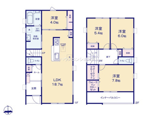 【間取り】 | 名古屋市南区南野２丁目71【仲介手数料無料】新築一戸建て　3号棟