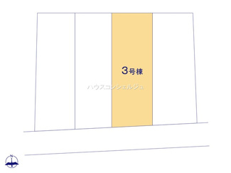 【区画図】 | 名古屋市南区南野２丁目71【仲介手数料無料】新築一戸建て　3号棟