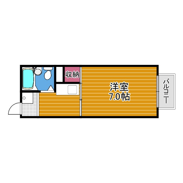 メゾンヤマモトの間取り