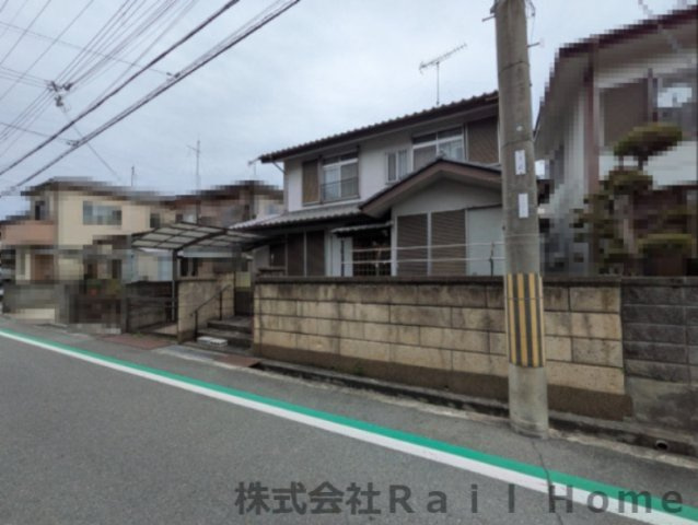 揖保郡太子町東出　売土地の前面道路含む現地写真