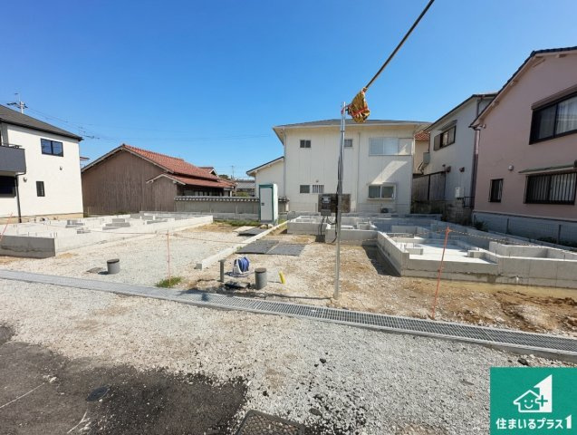明石市魚住町西岡　新築一戸建ての外観|現在建築中！落ち着いた街並みで新生活を始めることが出来そう！周辺の物件も併せてご紹介させて頂きます！