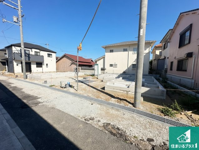 明石市魚住町西岡　新築一戸建ての外観|現在建築中！落ち着いた街並みで新生活を始めることが出来そう！周辺の物件も併せてご紹介させて頂きます！