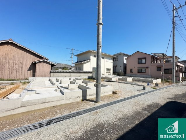 明石市魚住町西岡　新築一戸建ての外観|現在の進捗状況です！順調に作業進行中、完成が待ち遠しいです！詳細の間取り等、お気軽にお問い合わせください！