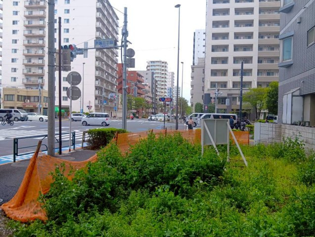 品川区東中延　建築条件なし売地の外観