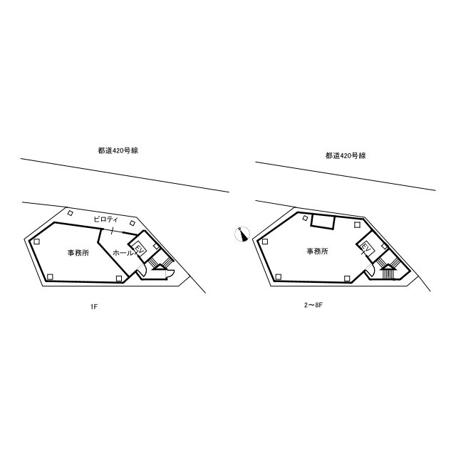 品川区東中延　建築条件なし売地の土地図|延床面積：491.68㎡