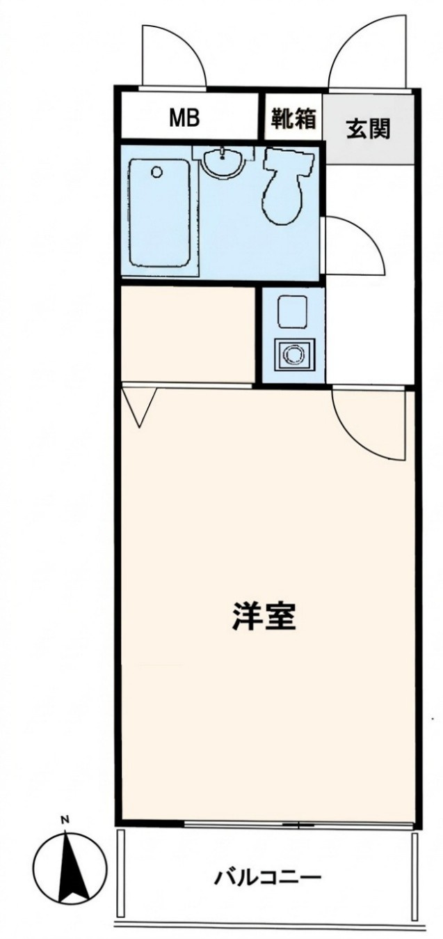 ライオンズマンション梅島第3の間取り