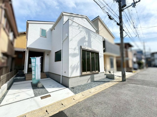◆近鉄京都線「伊勢田」駅徒歩５分◆ＪＲ奈良線の２沿線利用可能◆家事動線良好◆宇治市羽拍子町１期の外観|外観