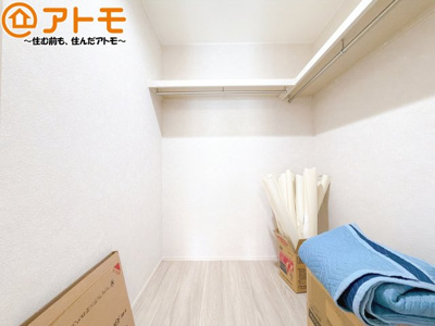 【収納】 | 駿河区八幡5丁目8期　新築戸建　1号地 | 収納家具を減らせる容量の大きなクローゼット♪