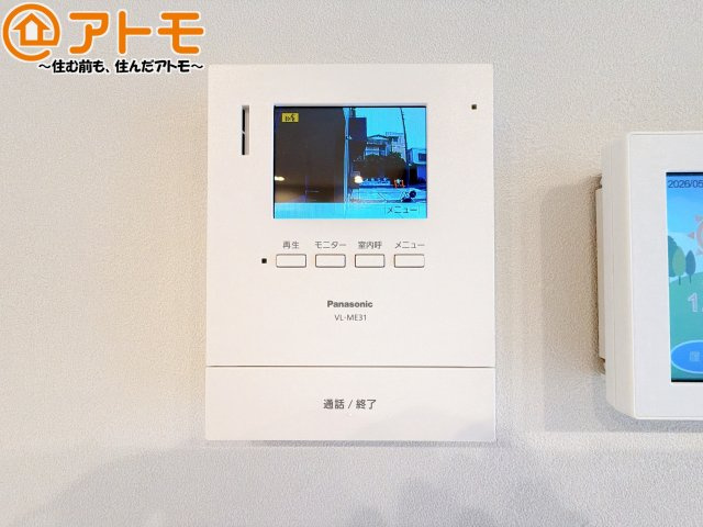 【防犯設備】 | 駿河区八幡5丁目8期　新築戸建　2号地 | TVモニター付きインターホンは訪問者を確認することができて、防犯性に優れています♪