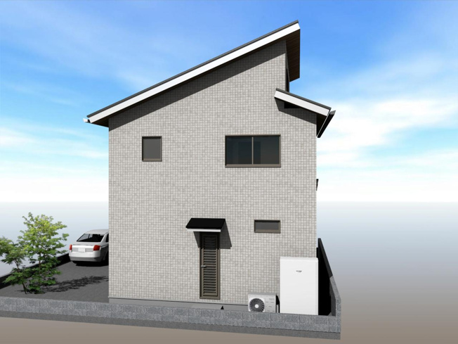 【外観パース】 | 高知市福井東町/2区画 | 北区画