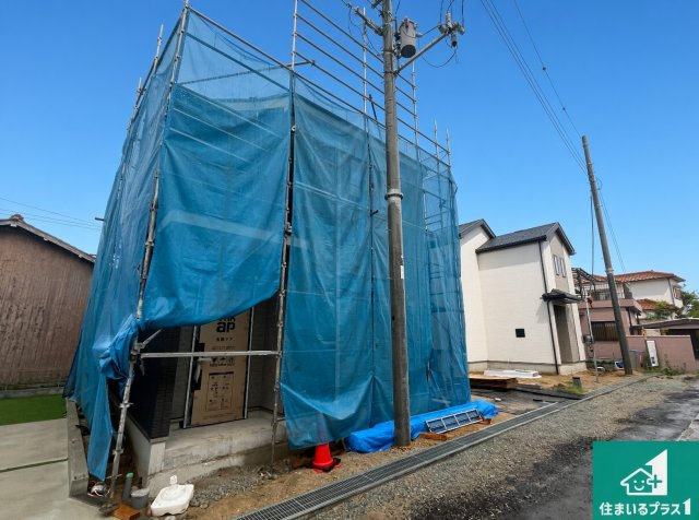 明石市魚住町西岡　新築一戸建ての外観|現在建築中！落ち着いた街並みで新生活を始めることが出来そう！周辺の物件も併せてご紹介させて頂きます！