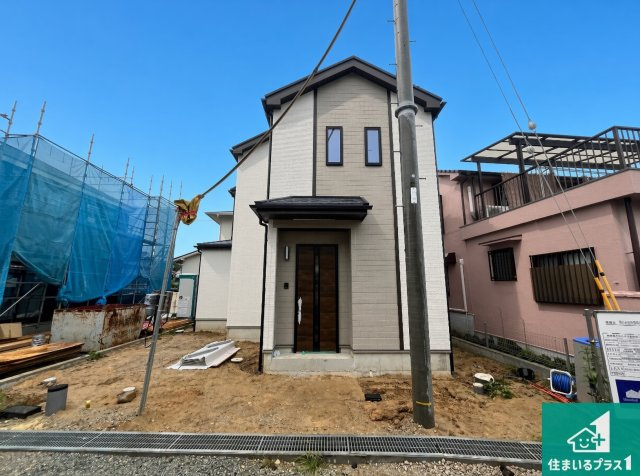 明石市魚住町西岡　新築一戸建ての外観|現在建築中！落ち着いた街並みで新生活を始めることが出来そう！周辺の物件も併せてご紹介させて頂きます！