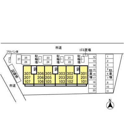 【区画図】 | アンフェリュールHIDE