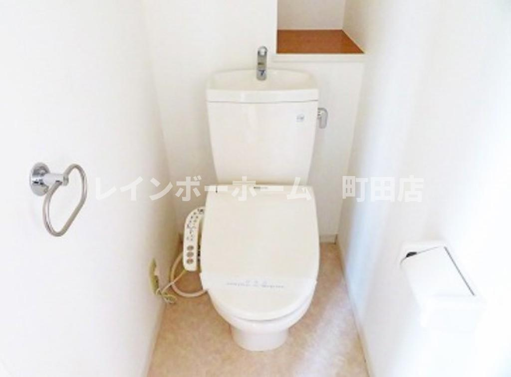 プアメリア※初期費用分割後払いサービス利用可能物件のトイレ