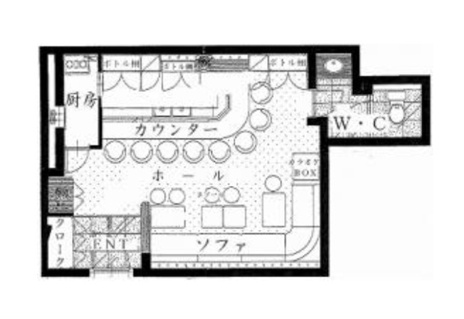 【間取り】 |  ＧＯＴＳ北新地ビル５号館