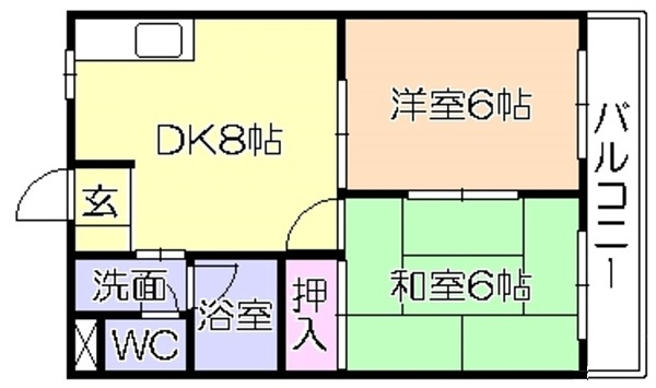 フェニックス久留米の間取り
