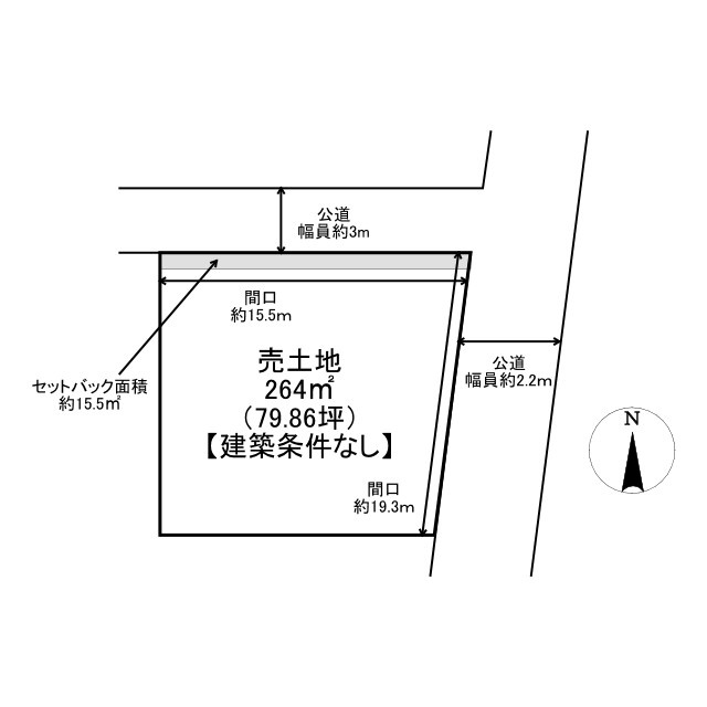 姫路市広畑区西蒲田　売土地の土地図