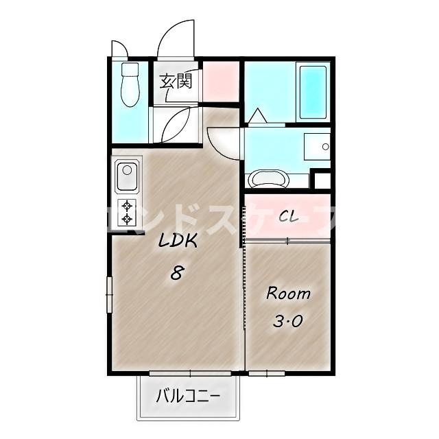 サンモールの間取り|高崎、前橋のお部屋探しはエンドスケープまで！お客様の理想お聞かせ下さい♪