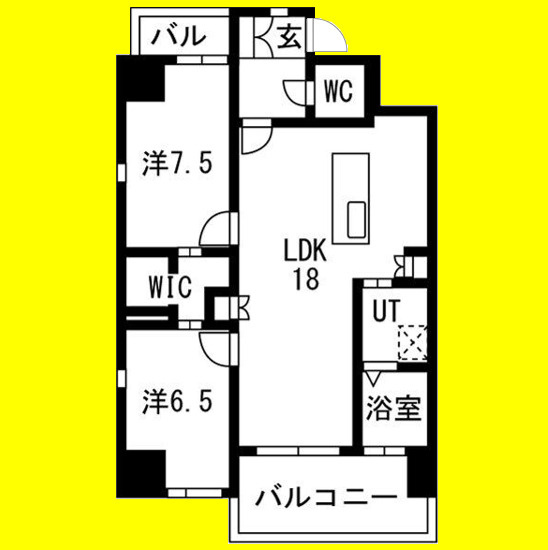 コモレビスクエア名駅北　名古屋市賃貸　仲介手数料無料の間取り