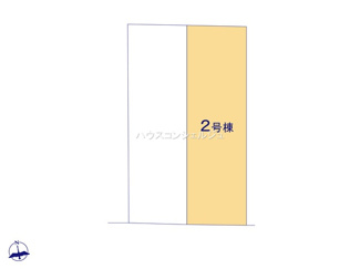 【区画図】 | 名古屋市北区清水３丁目8-23【仲介手数料無料】新築一戸建て　2号棟