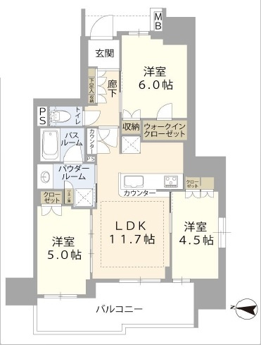 【間取り】の画像