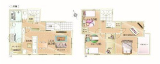 【間取り】 | 越谷市宮本町５丁目新築戸建て