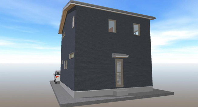 【外観パース】 | 高知市瀬戸南町１丁目 /2区画 | 西区画
