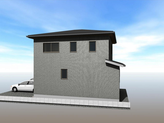【外観パース】 | 高知市瀬戸南町１丁目 /2区画 | 東区画