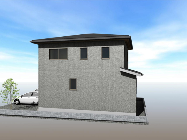 【外観パース】 | 高知市瀬戸南町１丁目 /2区画 | 東区画
