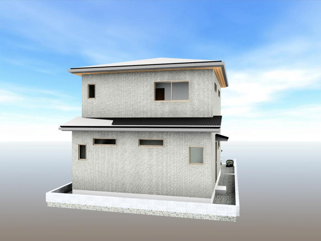 【外観パース】 | 高知市瀬戸南町１丁目 /2区画 | 東区画