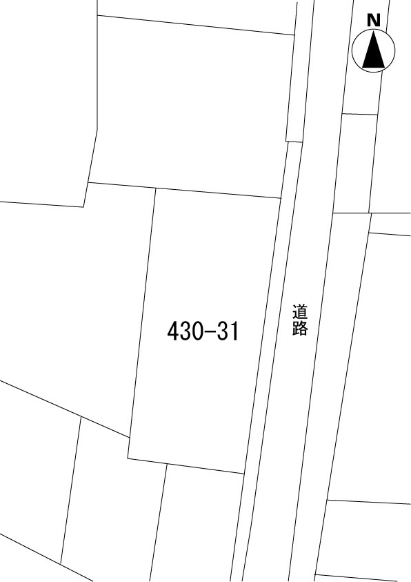 中野区若宮二丁目・土地の土地図|分筆すれば2～3棟建築可能な整形地です♪