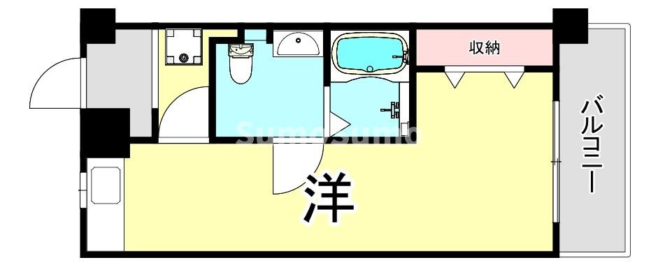 次楽マンションの間取り