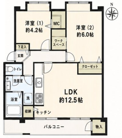 【間取り】 | 木曽住宅ト | 2LDKは、リビングダイニングキッチンと二つの居室がある間取りでございます。夫婦や小さなお子さんのいるご家庭に特におすすめで、リビングで家族団らんを楽しみつつ、個室でプライベートな時間も確保できます。