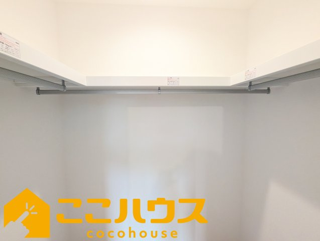 沖縄市登川　新築戸建て　全5棟　3号棟の収納|多用途に使えるウォークインクローゼット♪