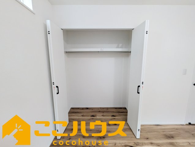 沖縄市登川　新築戸建て　全5棟　3号棟の収納|衣類を整理しやすい収納空間◎