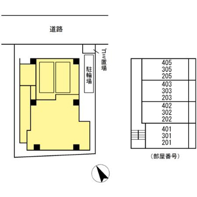 【区画図】 | メゾンドオヤマ