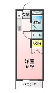 津市末広町の一棟アパートの間取り