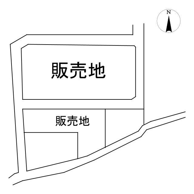 富津市金谷土地の土地図
