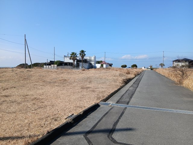 富津市金谷土地の前面道路含む現地写真