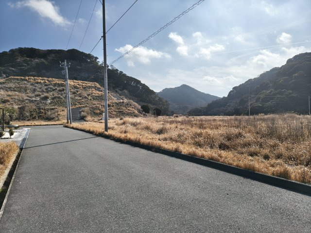 富津市金谷土地の前面道路含む現地写真