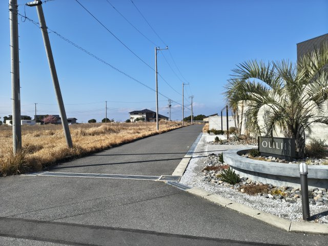 富津市金谷土地の前面道路含む現地写真