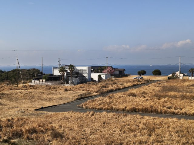 富津市金谷土地の前面道路含む現地写真