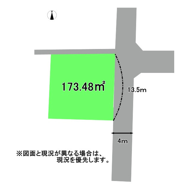 売土地　長泉町下長窪の土地図|土地図です。